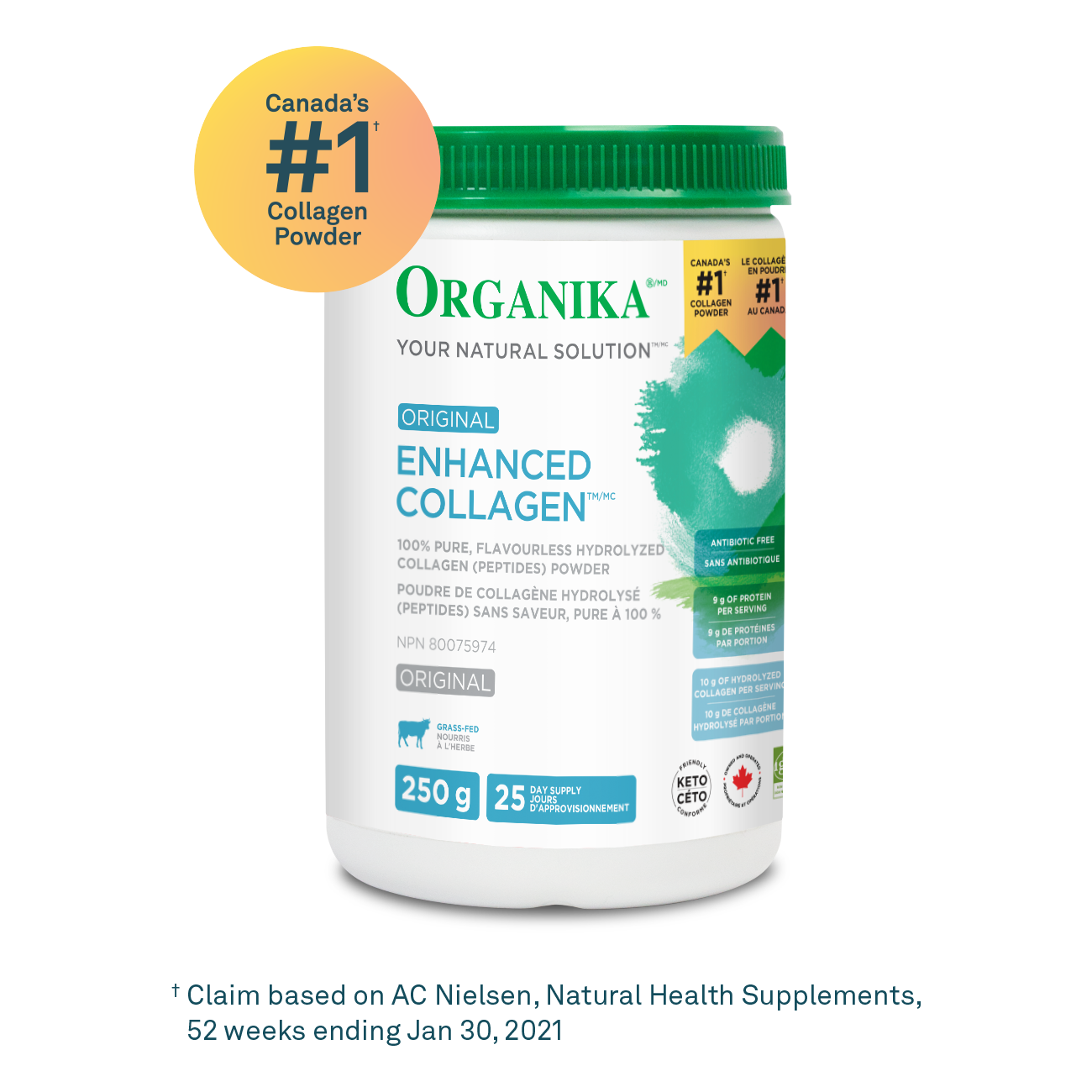 Organika Enhanced Collagen Keyrsten McEwan Nutrition + Wellness